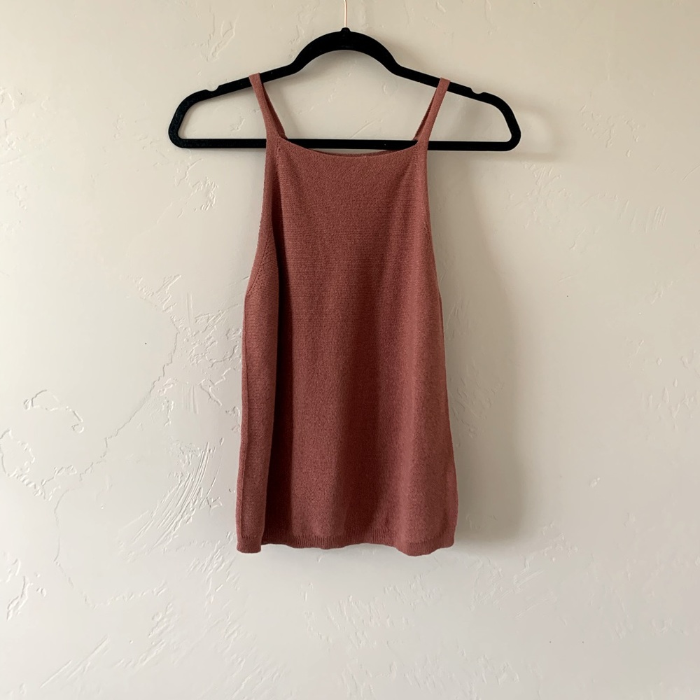 Sweater tank top
